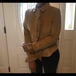 Beige Suede Jacket